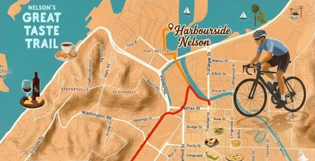 Map of the Great Taste Trail